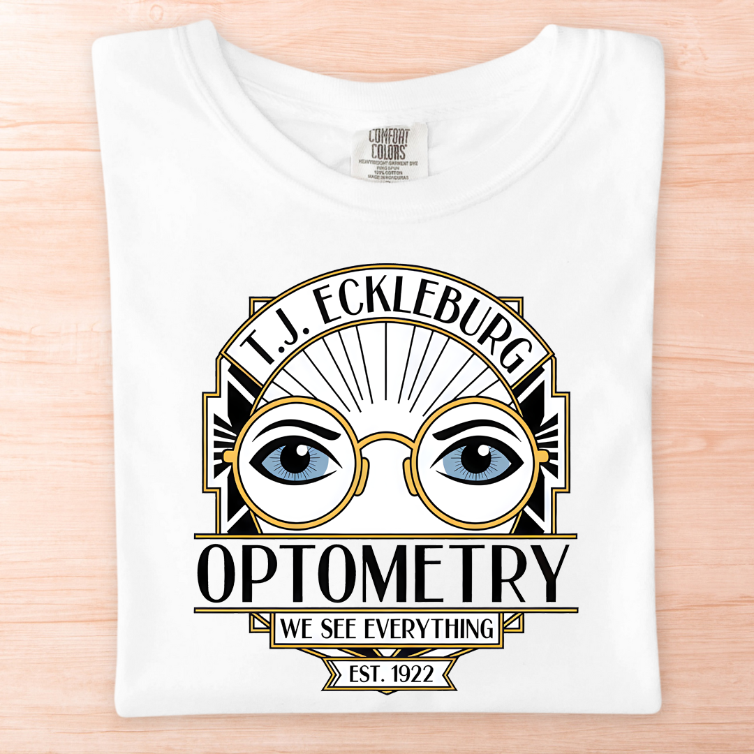 Great Gatsby Optometry T-Shirt