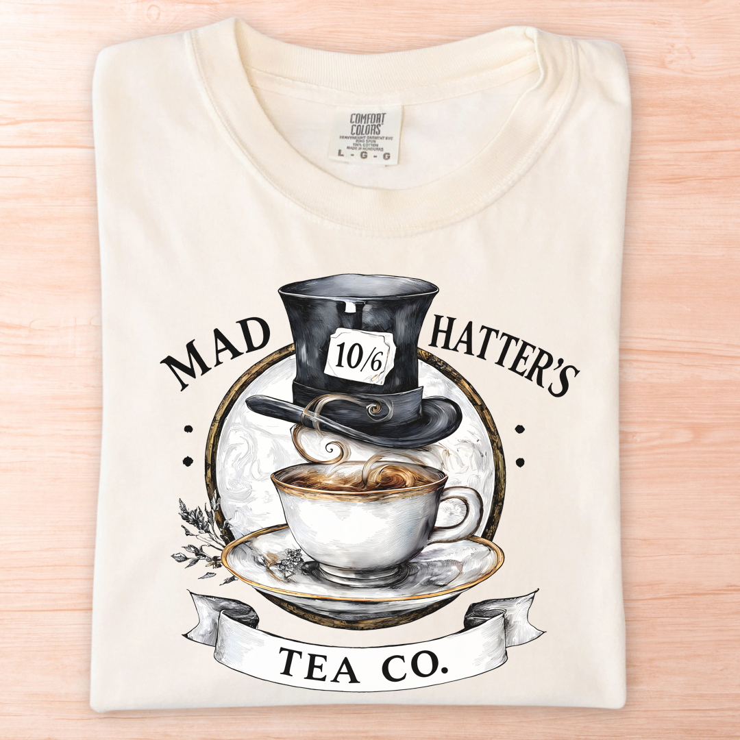 Mad Hatter Tea Co Alice Wonderland T-Shirt