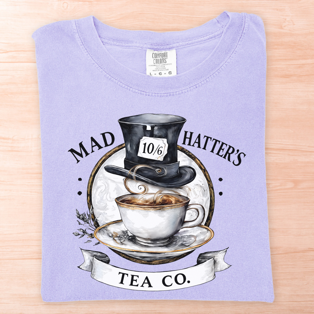 Mad Hatter Tea Co Alice Wonderland T-Shirt