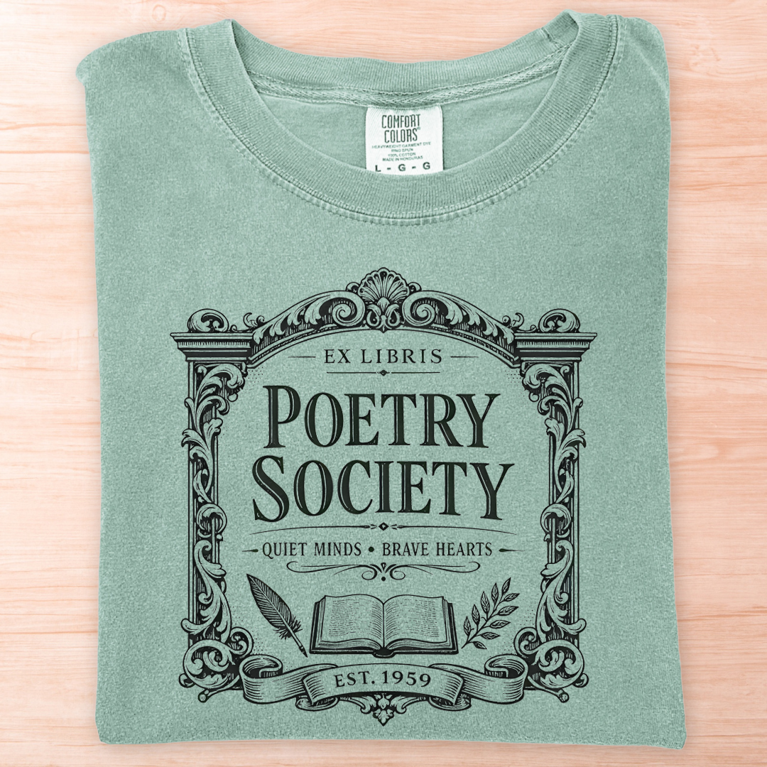 Poetry Society Bookplate T-Shirt