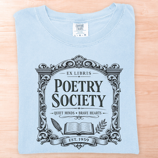 Poetry Society Bookplate T-Shirt