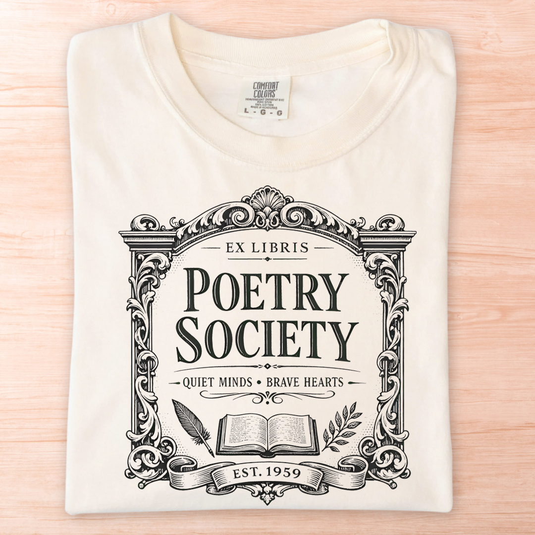 Poetry Society Bookplate T-Shirt