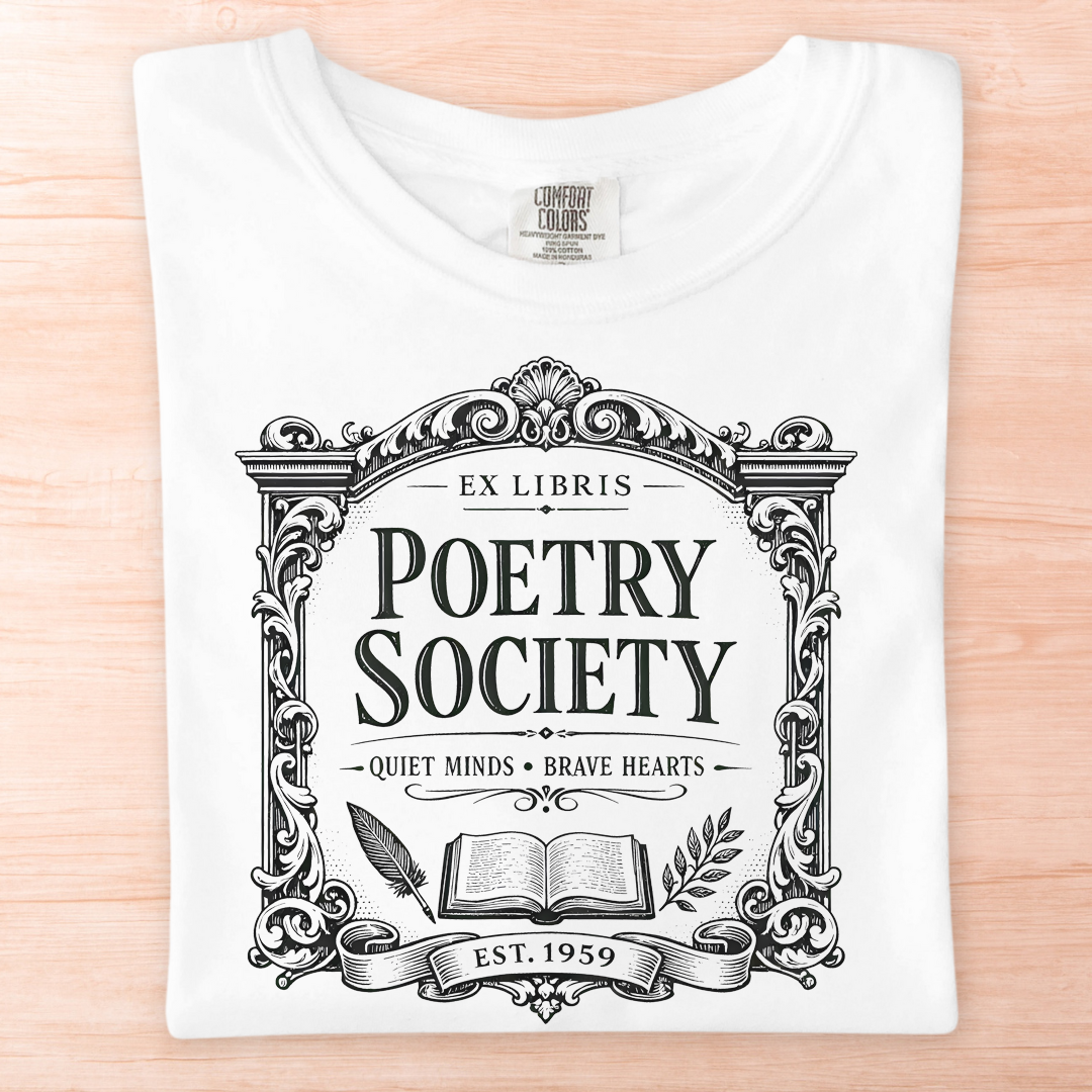 Poetry Society Bookplate T-Shirt