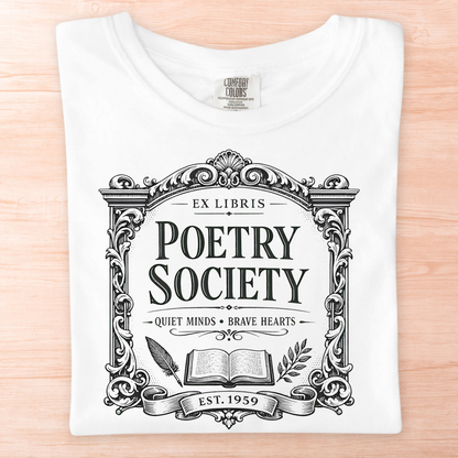 Poetry Society Bookplate T-Shirt