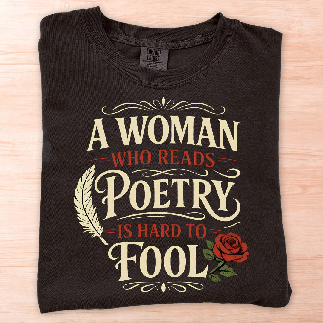 Woman Who Reads Poetry T-Shirt