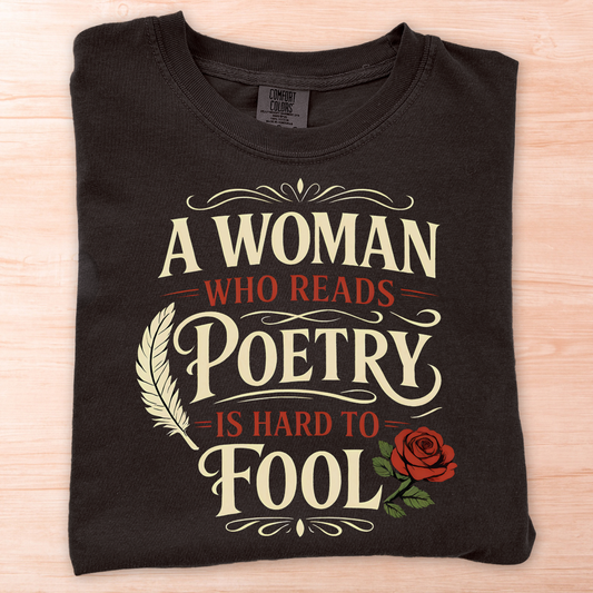 Woman Who Reads Poetry T-Shirt