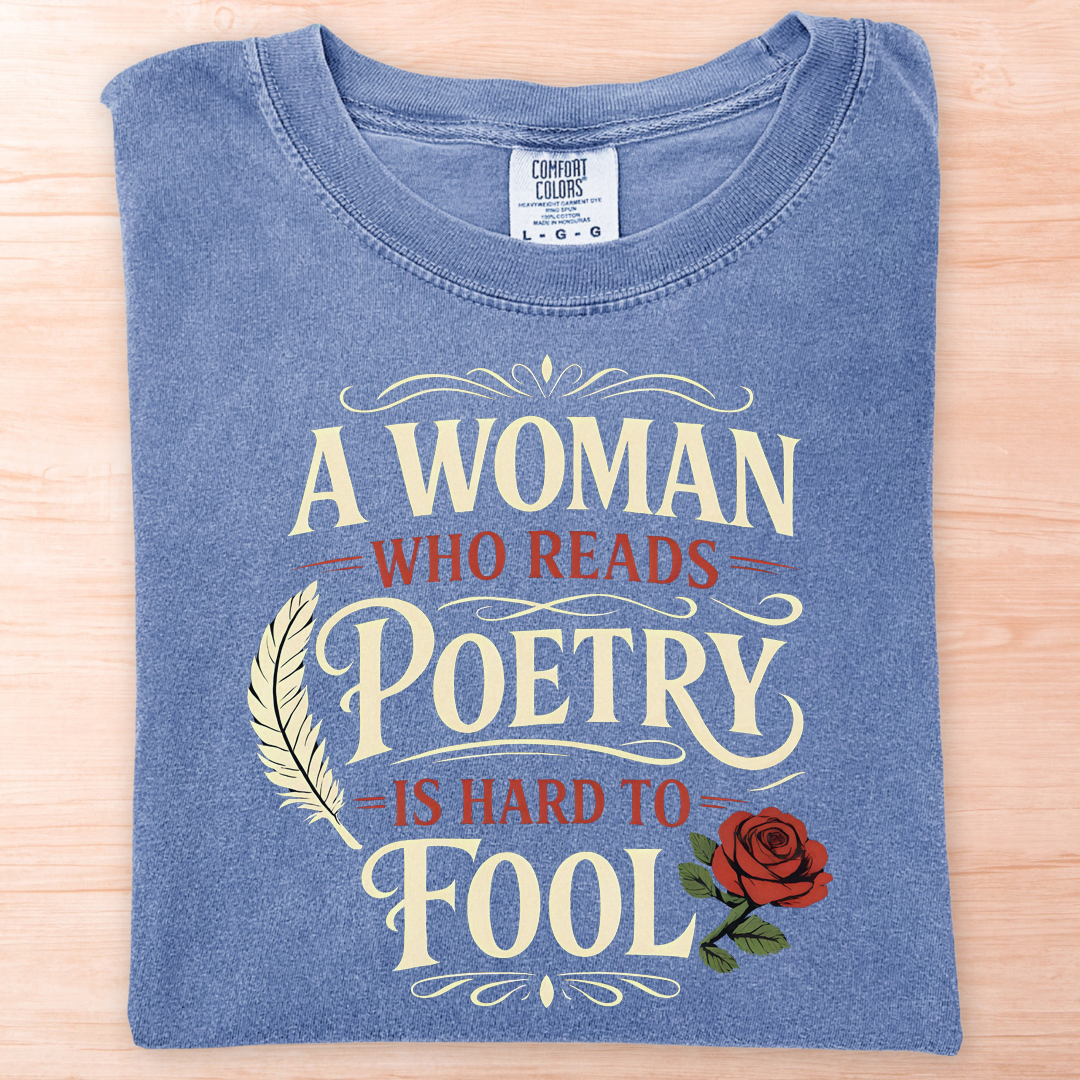 Woman Who Reads Poetry T-Shirt