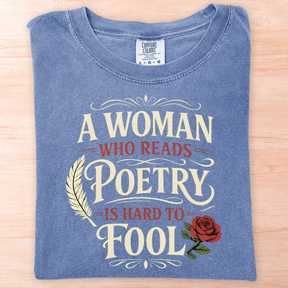 Woman Who Reads Poetry T-Shirt