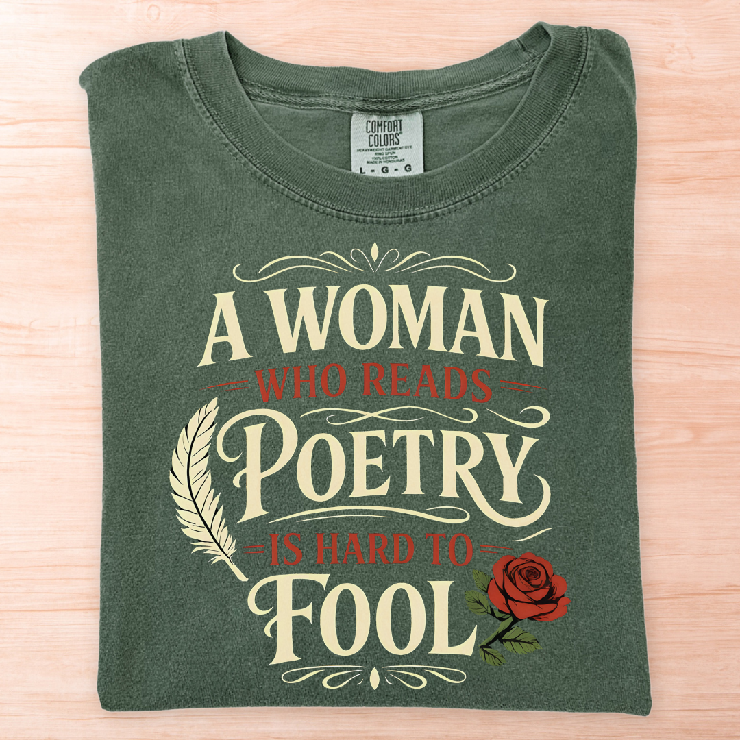 Woman Who Reads Poetry T-Shirt