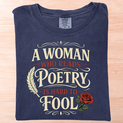 Woman Who Reads Poetry T-Shirt