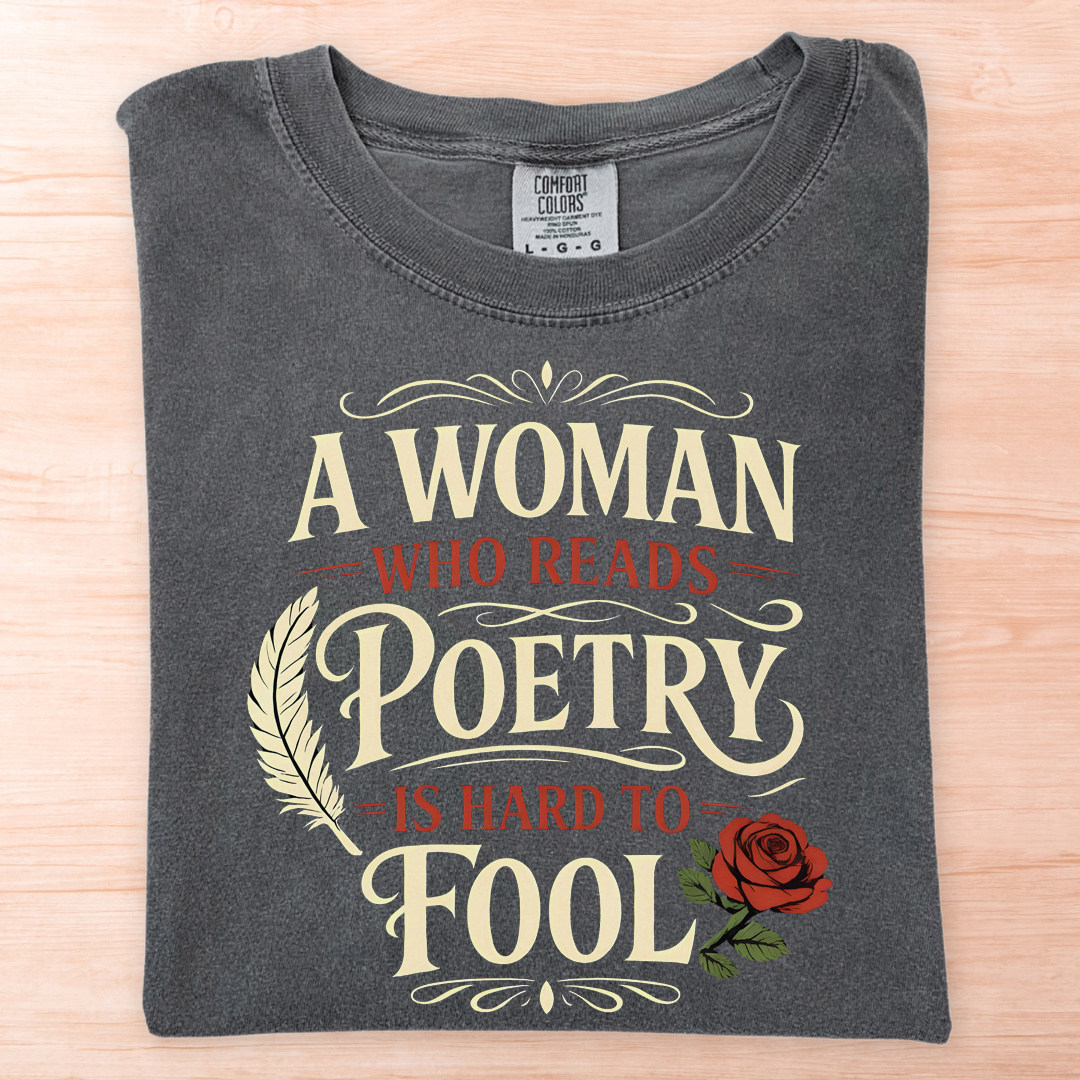 Woman Who Reads Poetry T-Shirt