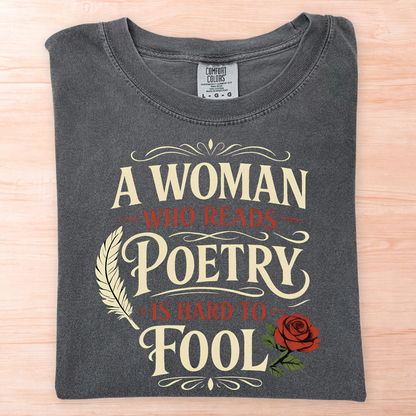 Woman Who Reads Poetry T-Shirt