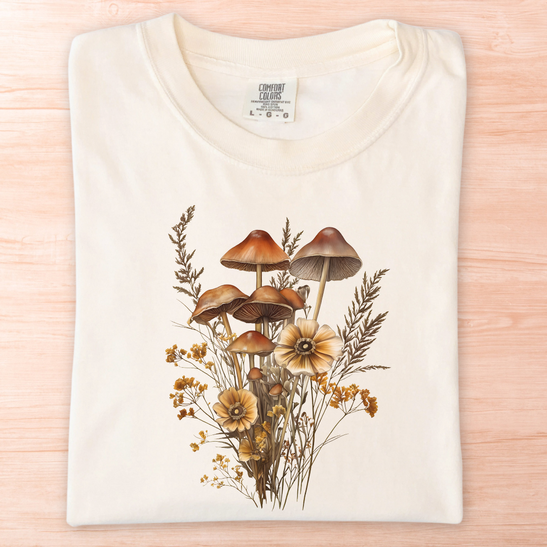 Fall Mushroom Bouquet T-Shirt