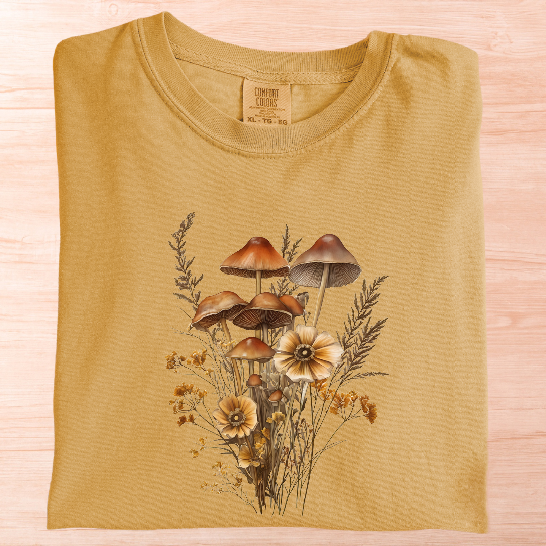 Fall Mushroom Bouquet T-Shirt