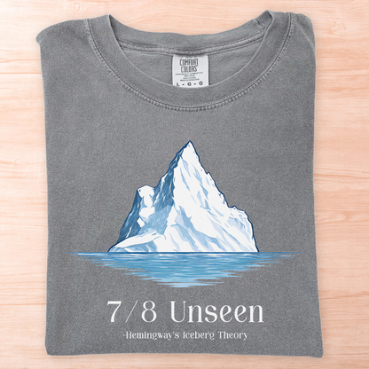 Hemingway Iceberg Theory Writing T-Shirt
