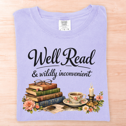 Well Read Wildly Inconvenient T-Shirt