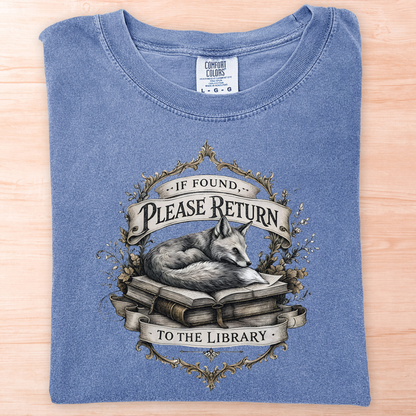If Found Return Library T-Shirt