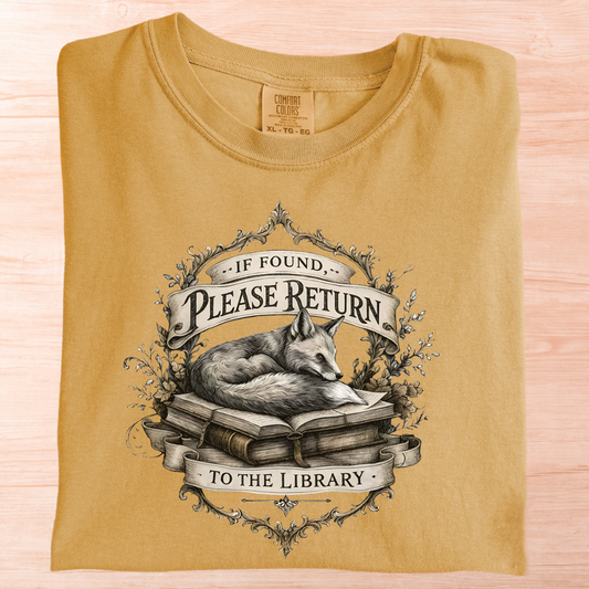 If Found Return Library T-Shirt
