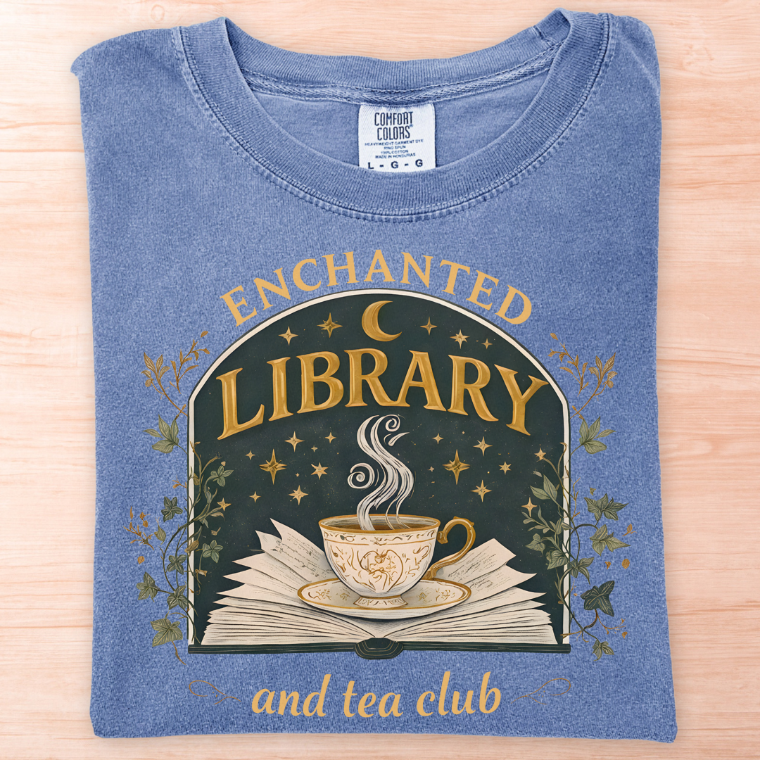 Enchanted Library and Tea Club T-Shirt