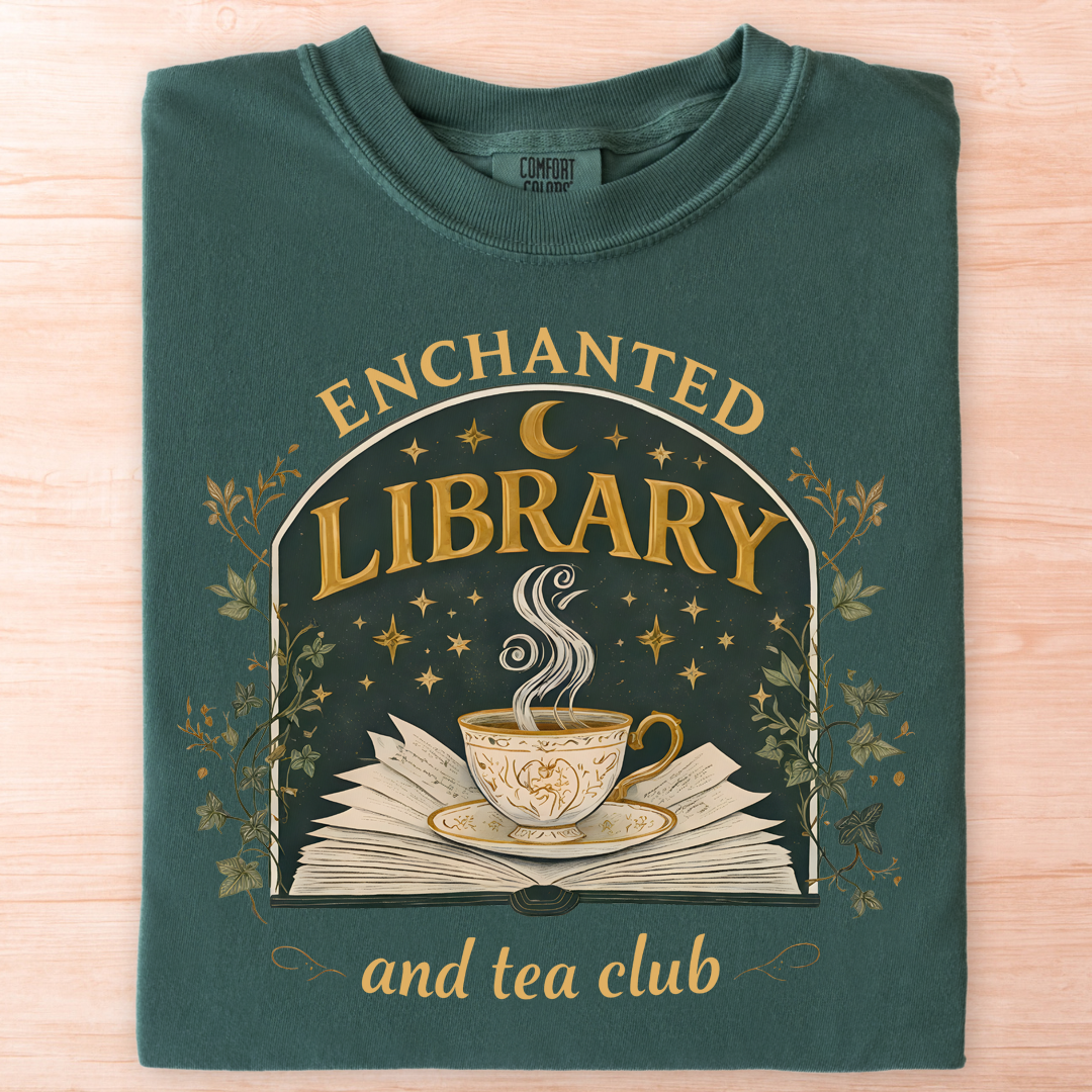 Enchanted Library and Tea Club T-Shirt