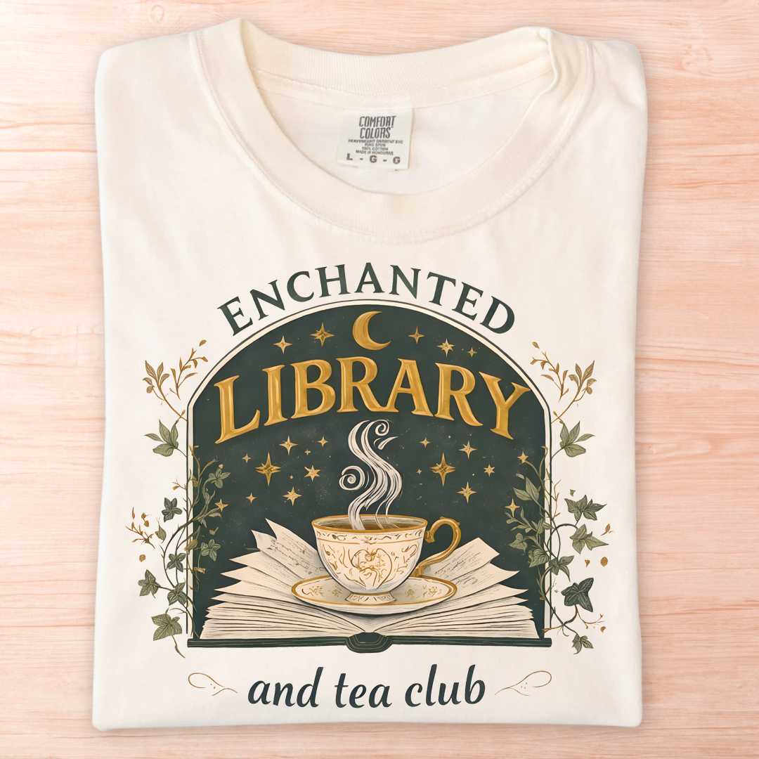 Enchanted Library and Tea Club T-Shirt