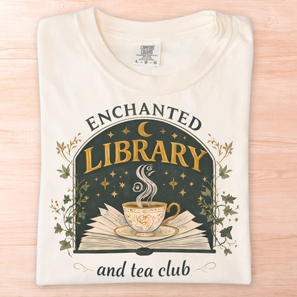 Enchanted Library and Tea Club T-Shirt