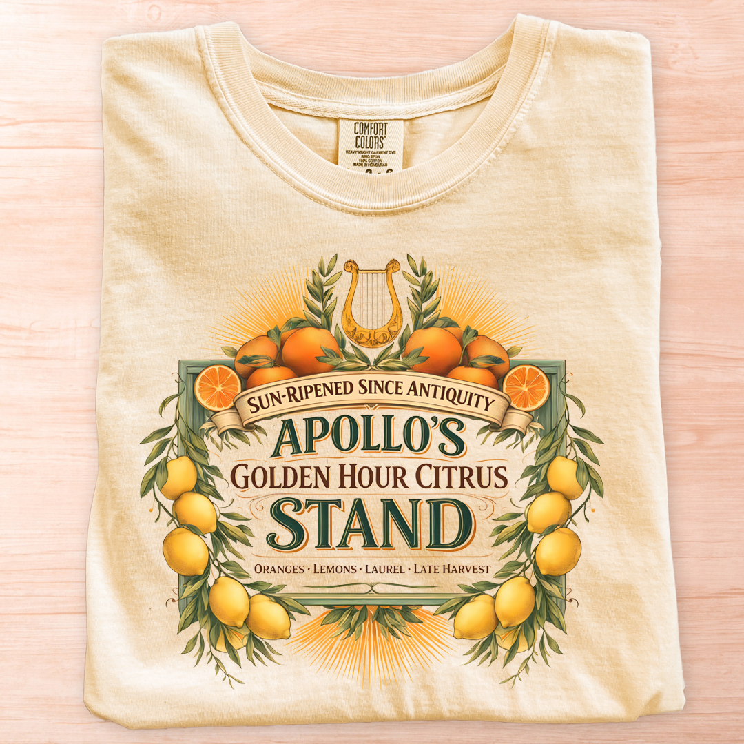 Apollo's Golden Hour Citrus Stand T-Shirt