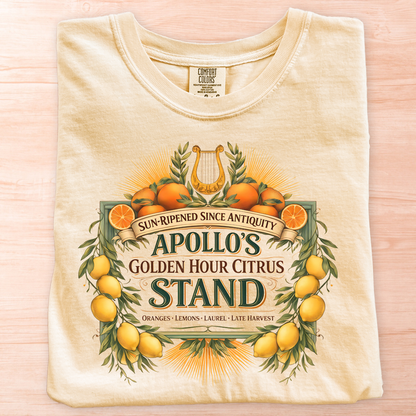 Apollo's Golden Hour Citrus Stand T-Shirt