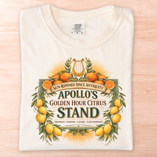 Apollo's Golden Hour Citrus Stand T-Shirt