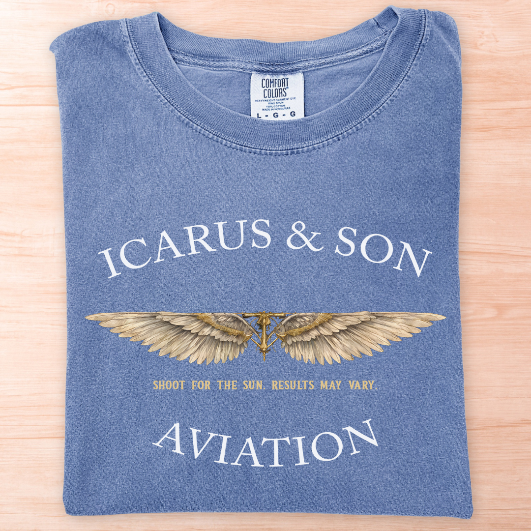 Icarus and Son Aviation T-Shirt