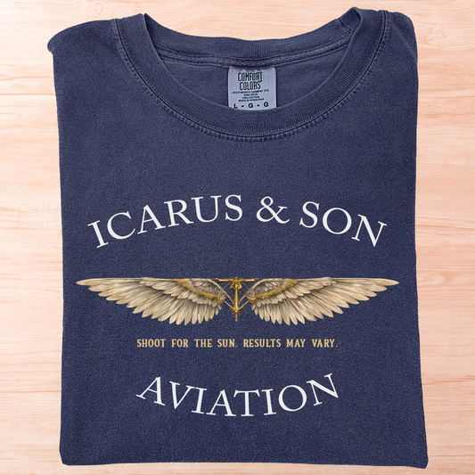 Icarus and Son Aviation T-Shirt