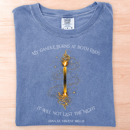 Edna Millay Candle Burn T-Shirt