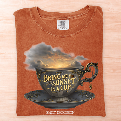 Dickinson Sunset In A Cup T-Shirt