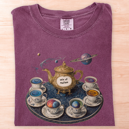 We're All Mad Here Tea Kettle T-Shirt