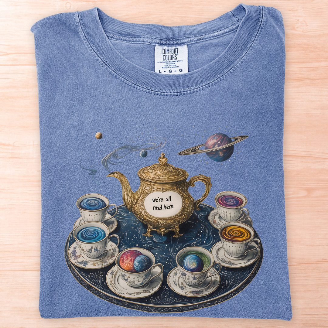 We're All Mad Here Tea Kettle T-Shirt