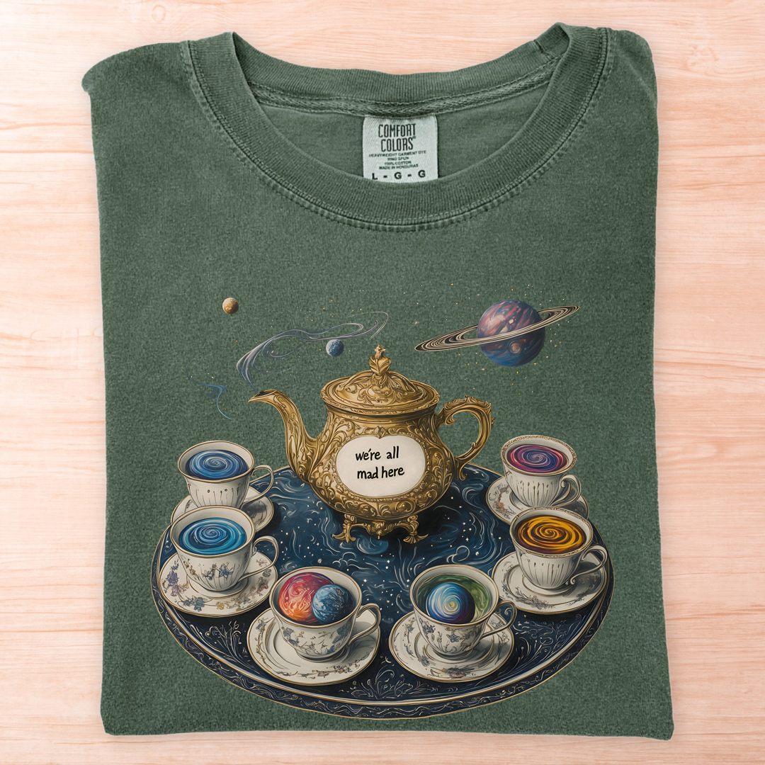 We're All Mad Here Tea Kettle T-Shirt