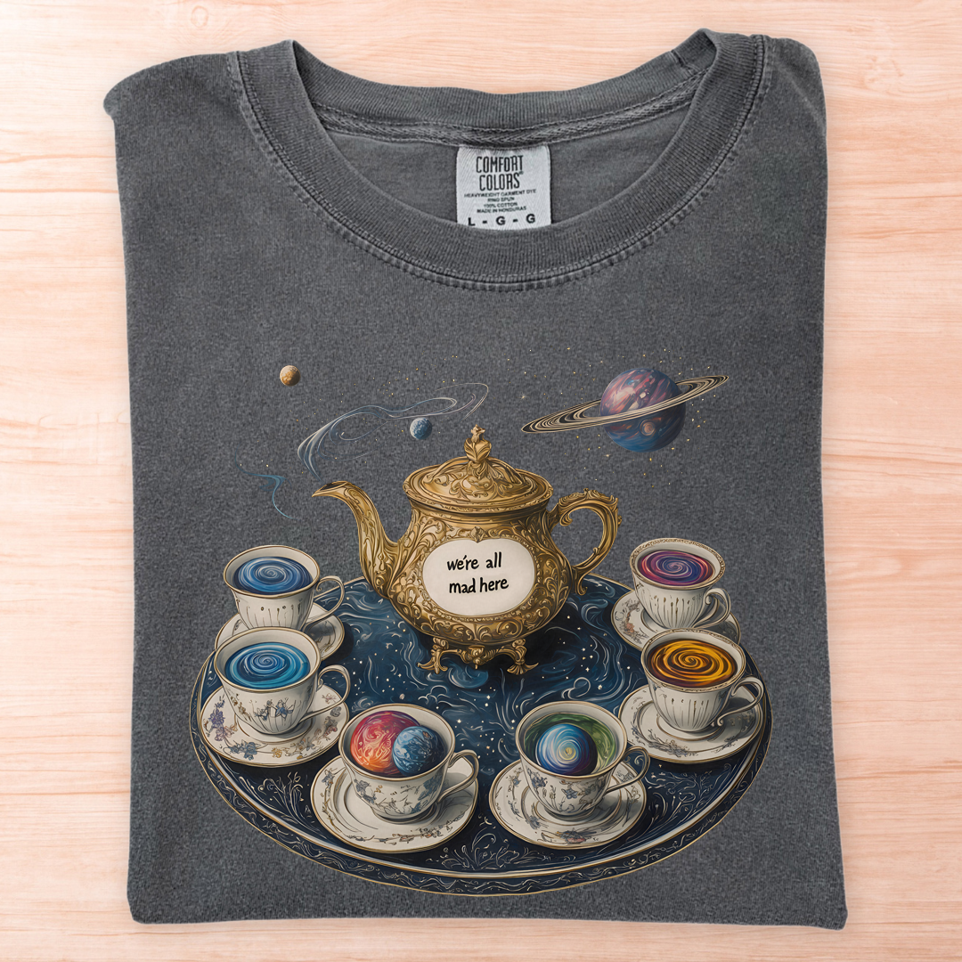 We're All Mad Here Tea Kettle T-Shirt