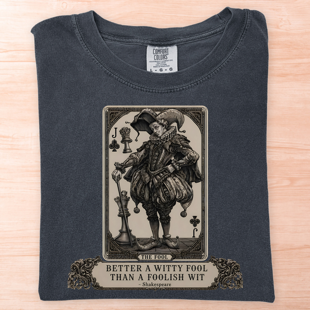 Shakespeare Witty Fool T-Shirt
