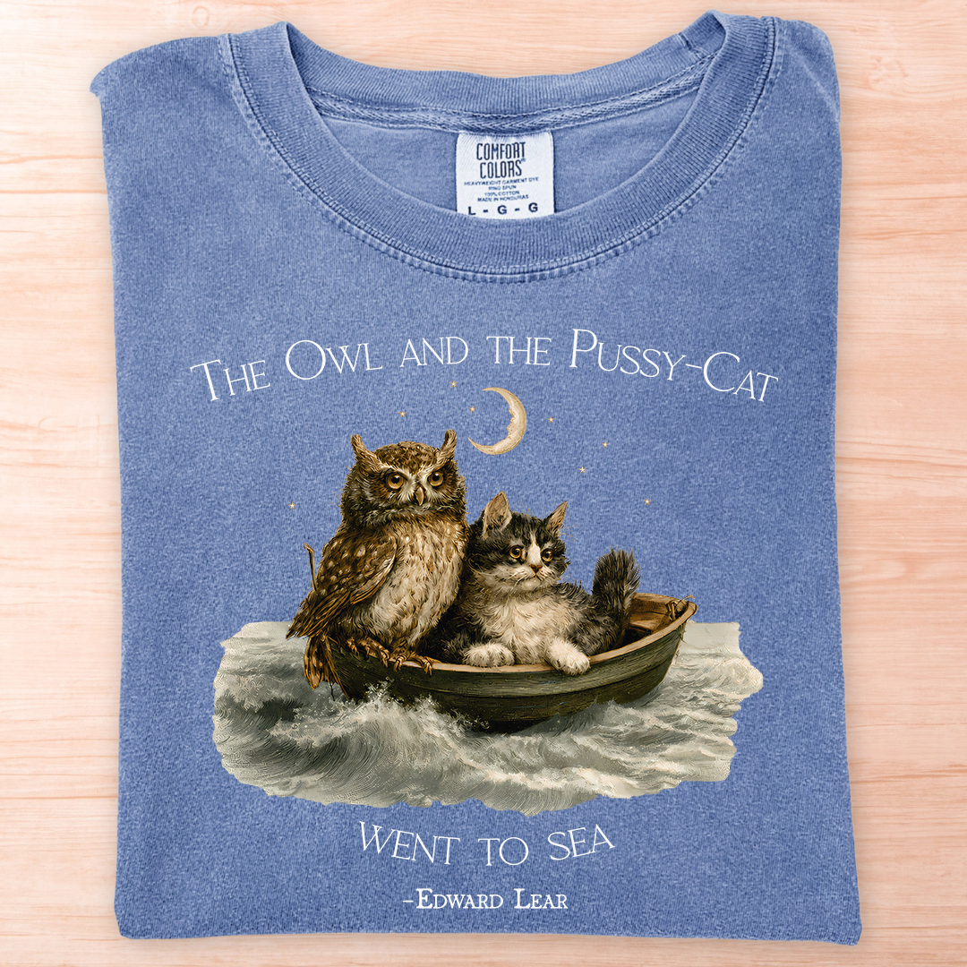 Lear Owl and Pussy Cat T-Shirt