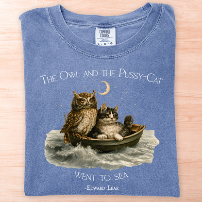 Lear Owl and Pussy Cat T-Shirt