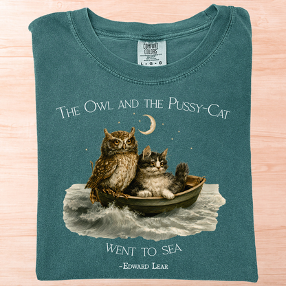 Lear Owl and Pussy Cat T-Shirt