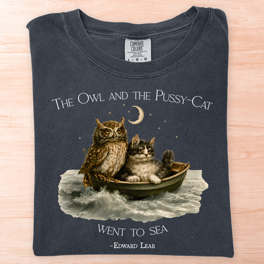 Lear Owl and Pussy Cat T-Shirt