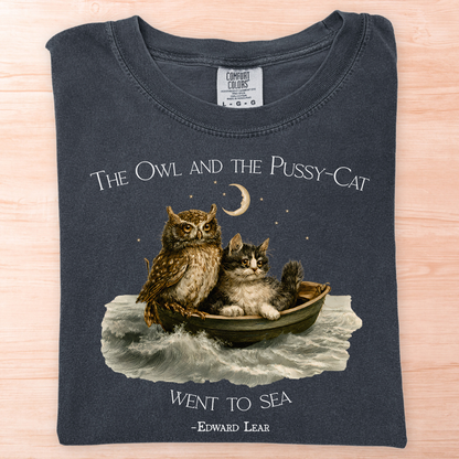 Lear Owl and Pussy Cat T-Shirt