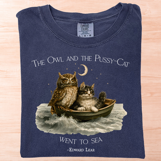 Lear Owl and Pussy Cat T-Shirt