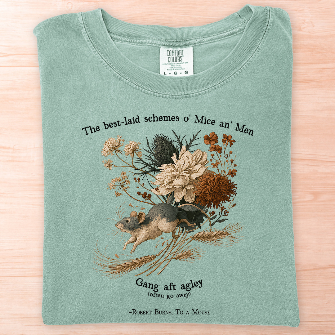 Robert Burns To a Mouse T-Shirt