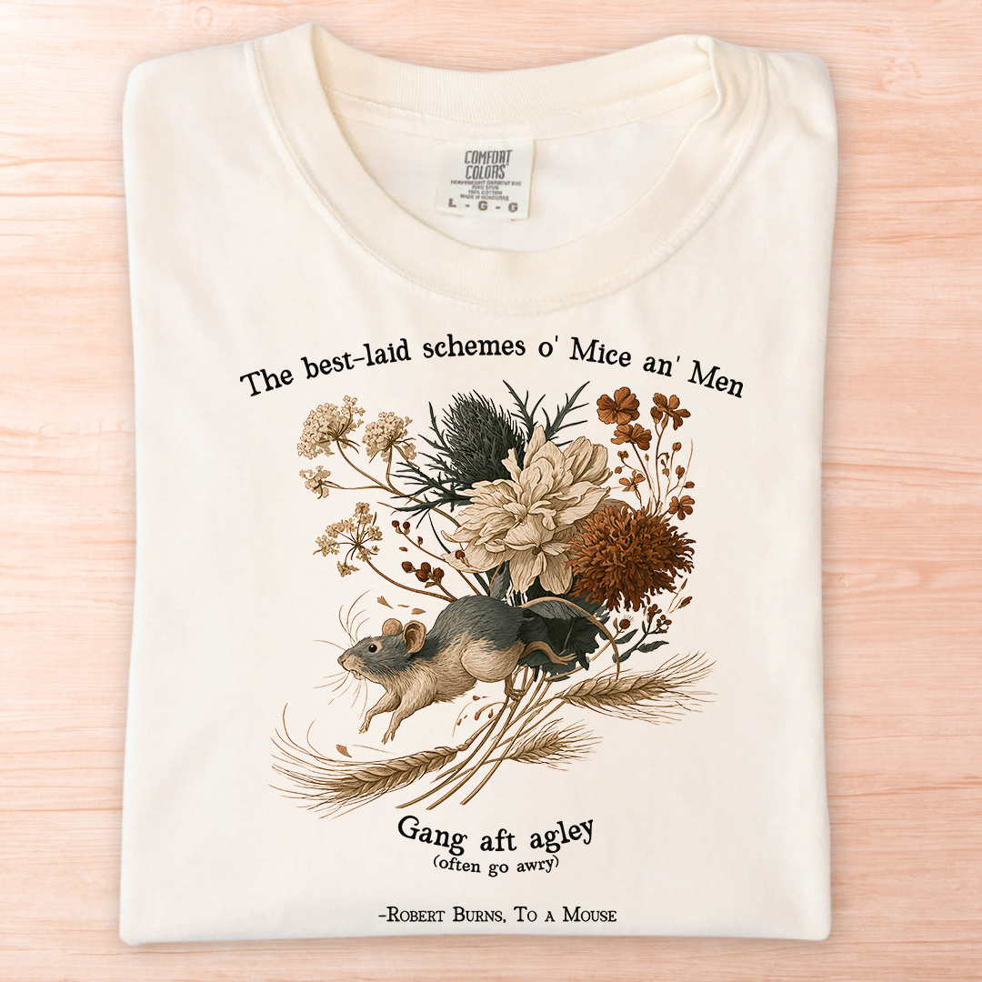 Robert Burns To a Mouse T-Shirt