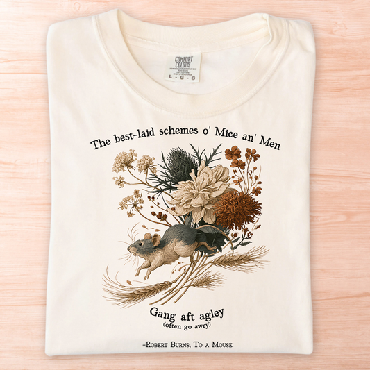 Robert Burns To a Mouse T-Shirt