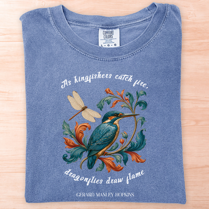 Gerard Hopkins Kingfishers Catch Fire T-Shirt