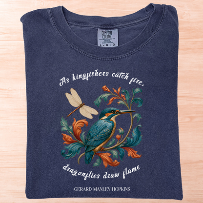 Gerard Hopkins Kingfishers Catch Fire T-Shirt