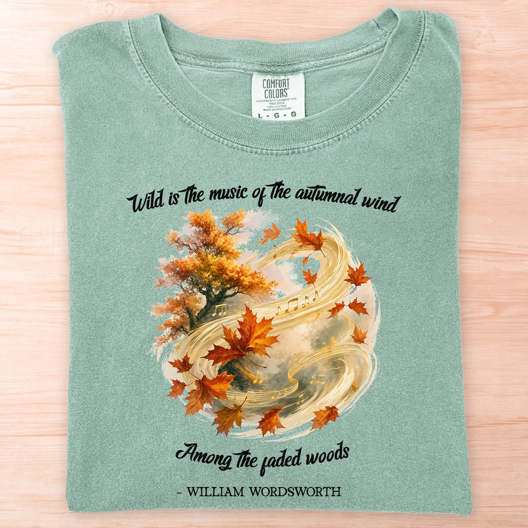 Wordsworth Autumnal Wind T-Shirt